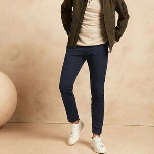 NWT Banana Republic Factory Fulton Skinny Chinos - Navy - 32 x 32